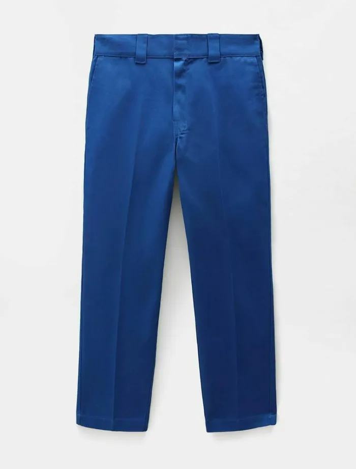 Men Trousers Dickies 873 Slim Straight Work Pant True Blue