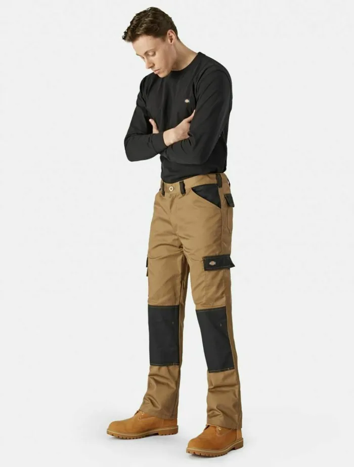 Men Trousers Dickies Everyday Trousers Khakiblack