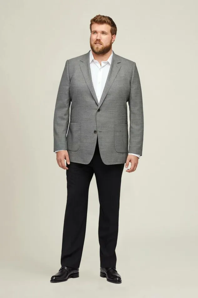 Men Unconstructed Italian Wool Blazer Extended Sizes Grey Bonobos Blazers and Sport Coats Men Unconstructed Italian Wool Blazer Extended Sizes Grey Bonobos Blazers and Sport Coats