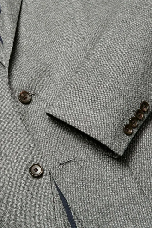 Men Unconstructed Italian Wool Blazer Extended Sizes Grey Bonobos Blazers and Sport Coats