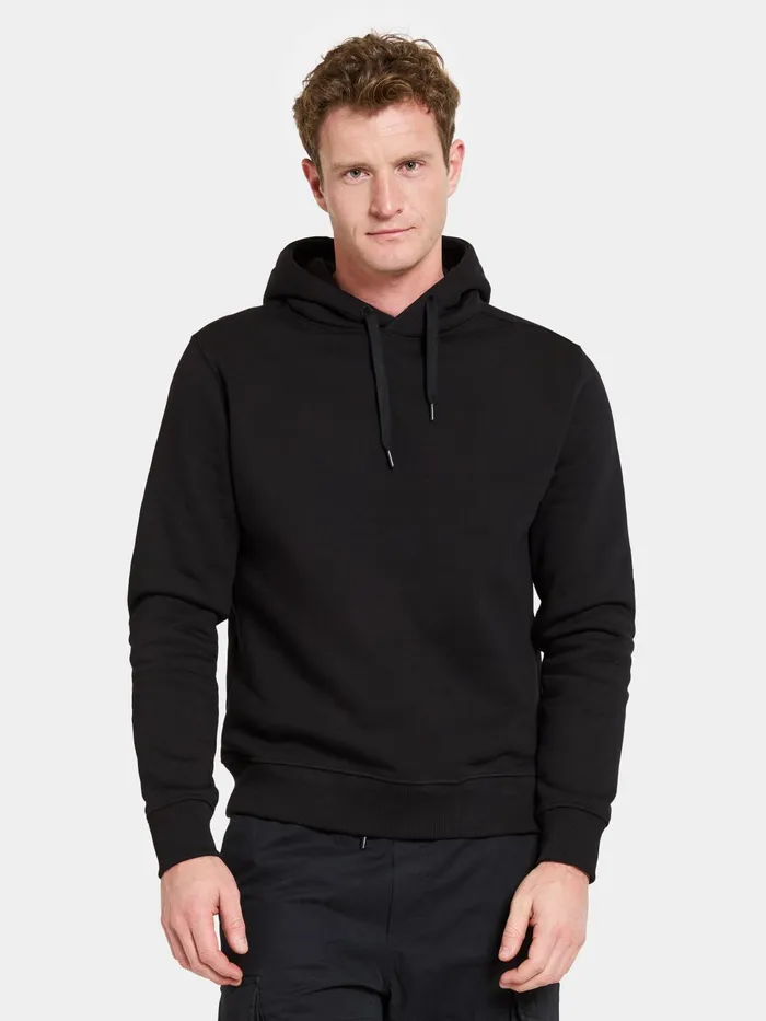 Men Ven Hoodie Black Didriksons Hoodies and Sweatshirts