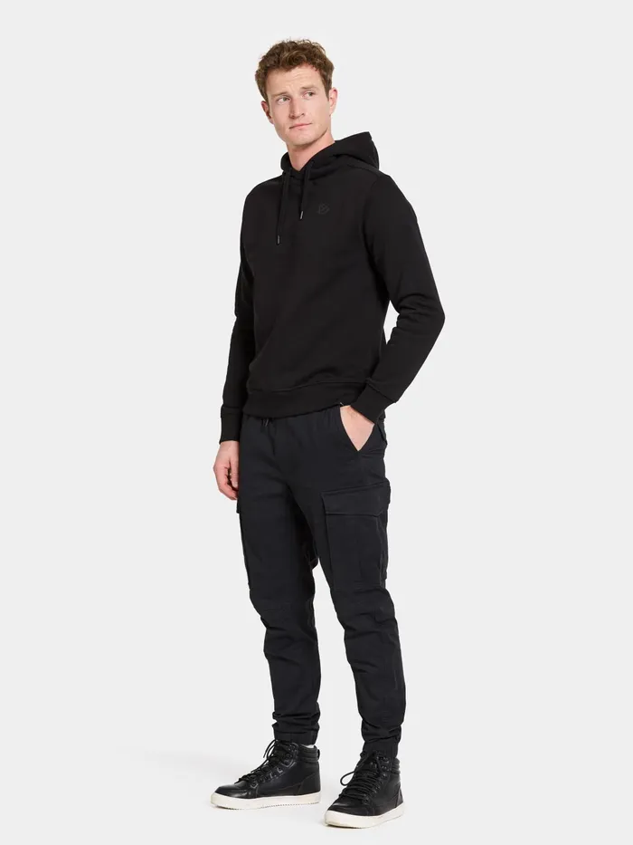 Men Ven Hoodie Black Didriksons Hoodies and Sweatshirts