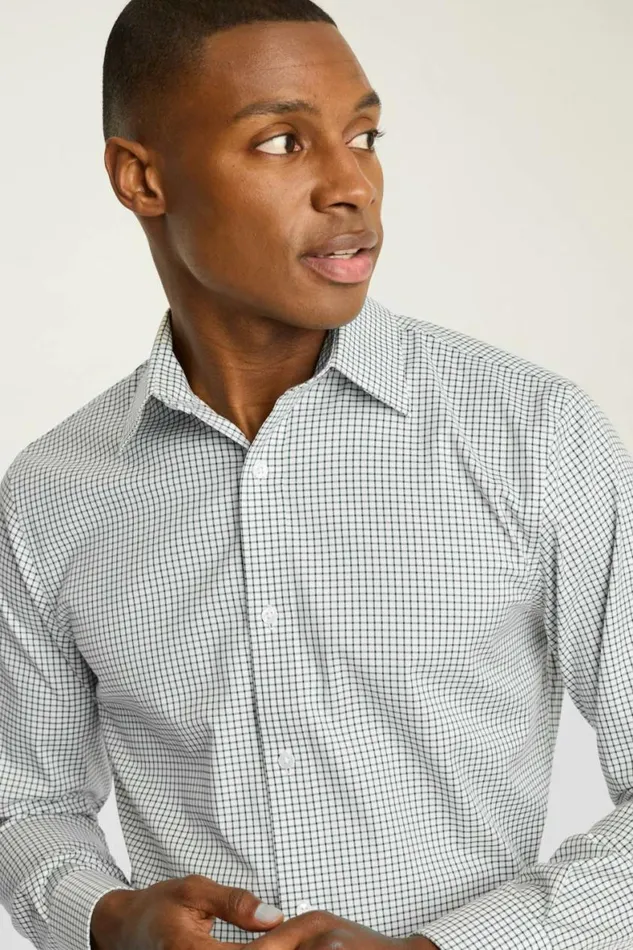 Men Weekday Warrior Dress Shirt Green Check Bonobos Business Casual Shirts