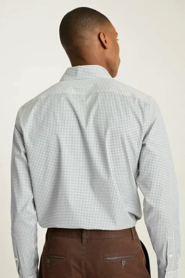 Men Weekday Warrior Dress Shirt Green Check Bonobos Business Casual Shirts