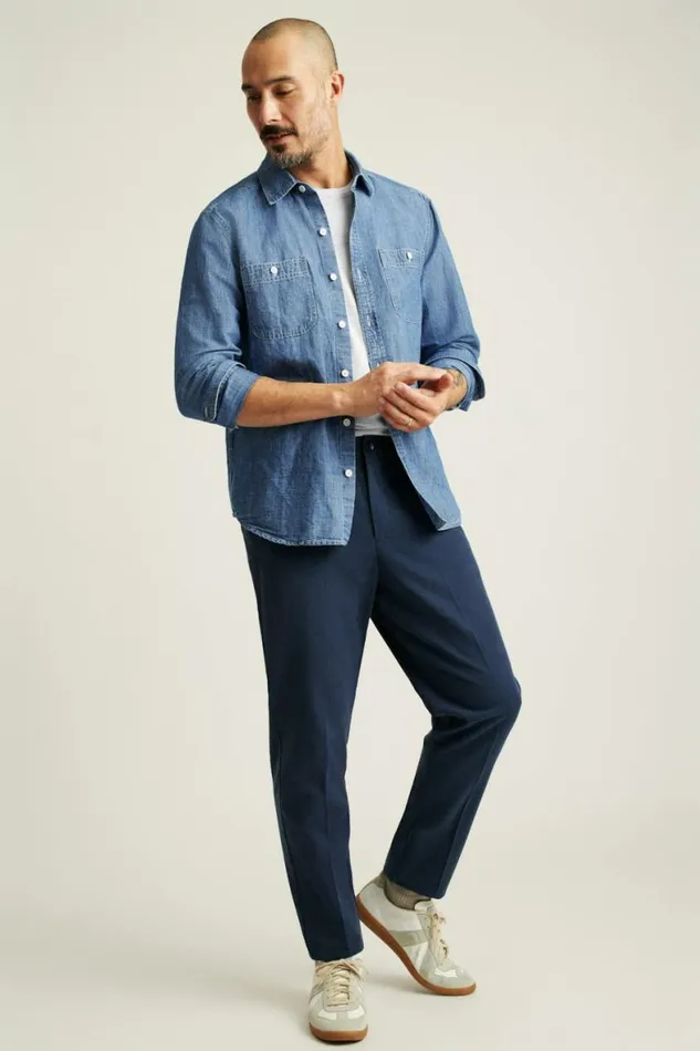 Men Weekend Wanderer Pant Navy Blue Bonobos Joggers and Athleisure