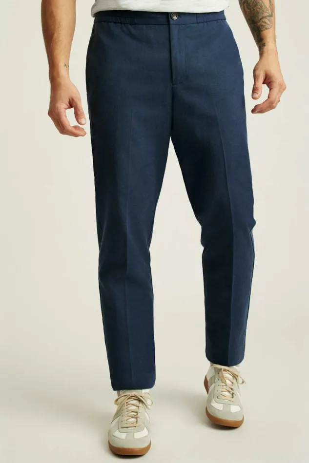 Men Weekend Wanderer Pant Navy Blue Bonobos Joggers and Athleisure