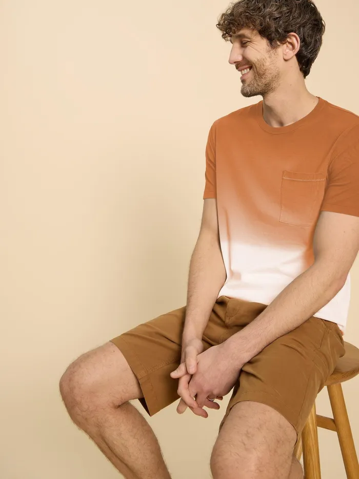 Men White Stuff Clothing Abersoch Dip Dye SS Tee