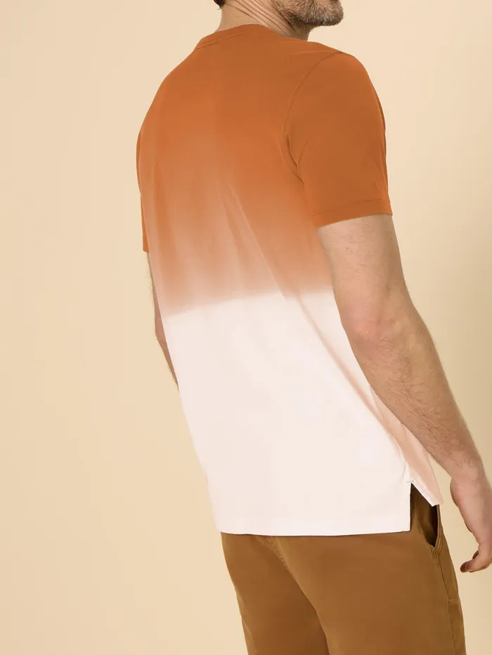 Men White Stuff Clothing Abersoch Dip Dye SS Tee