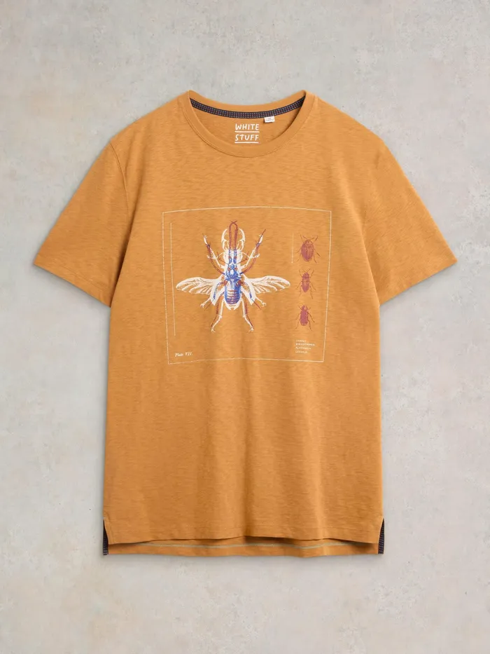 Men White Stuff Clothing Beetle Graphic Tee Men White Stuff Clothing Beetle Graphic Tee