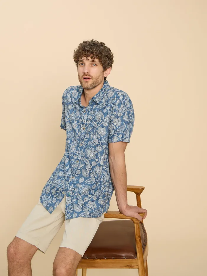 Men White Stuff Clothing Paisley Printed Shirt