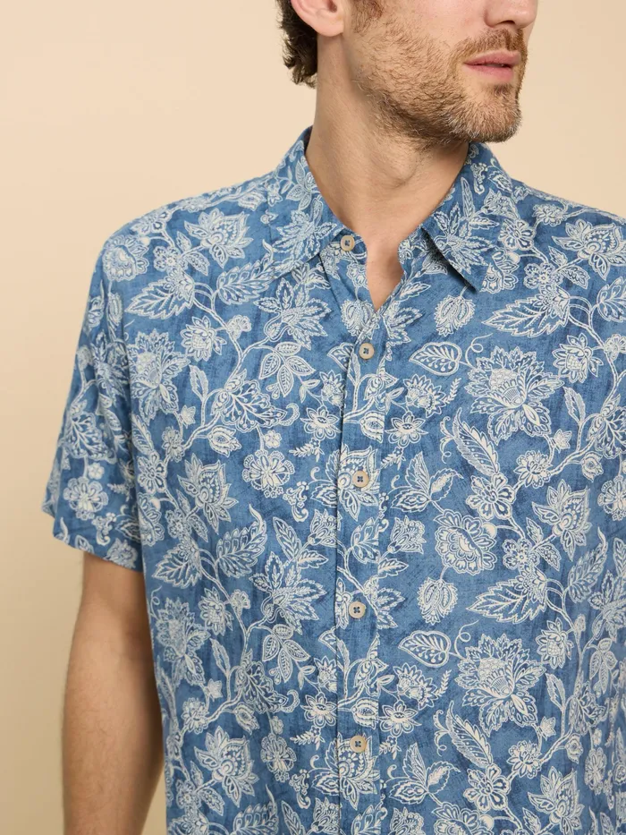 Men White Stuff Clothing Paisley Printed Shirt Men White Stuff Clothing Paisley Printed Shirt