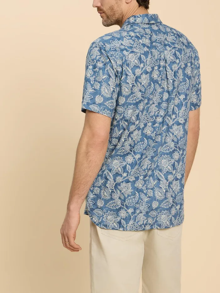 Men White Stuff Clothing Paisley Printed Shirt Men White Stuff Clothing Paisley Printed Shirt