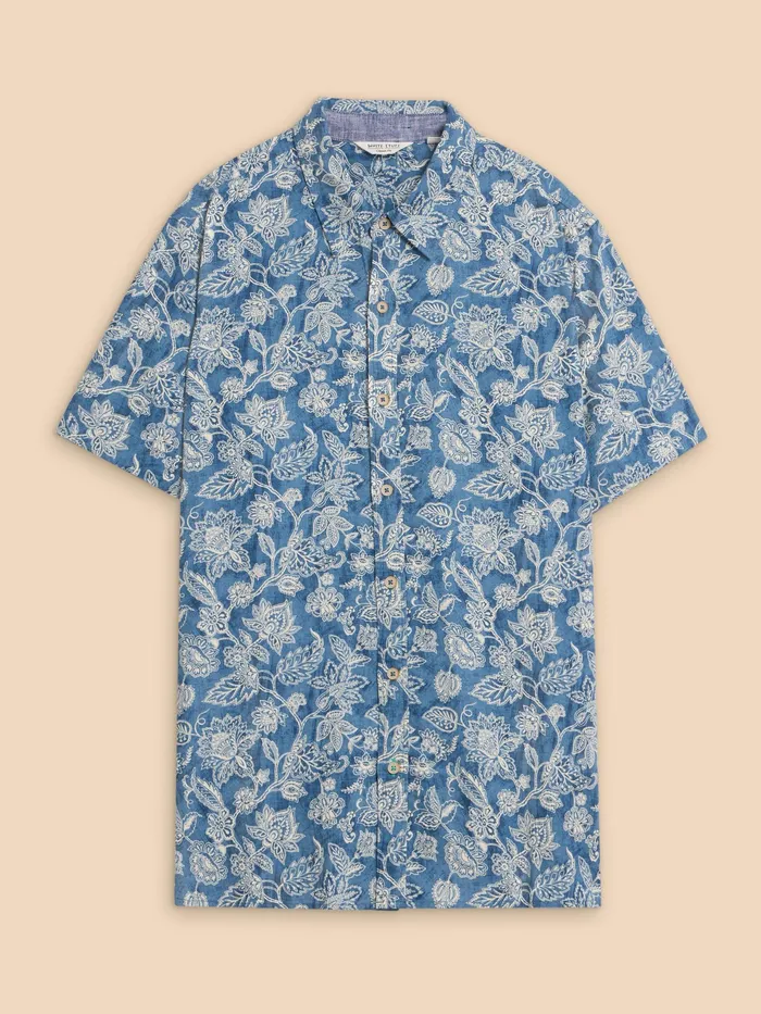 Men White Stuff Clothing Paisley Printed Shirt Men White Stuff Clothing Paisley Printed Shirt