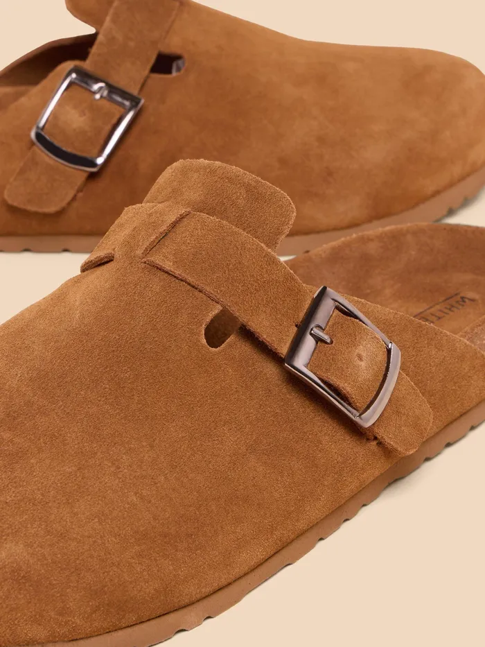 Men White Stuff Footwear Freddy Suede Slip On Footbed Men White Stuff Footwear Freddy Suede Slip On Footbed