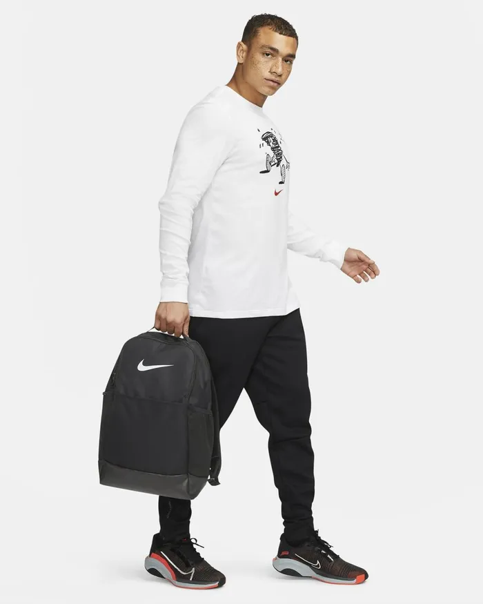 MenWomen Nike All Accessories And Equipment Brasilia 95 Blackblackwhite