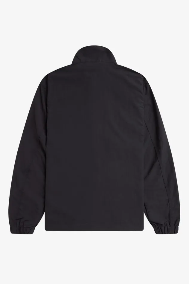 Men Woven Track Jacket Black Fred Perry Coats and Jackets