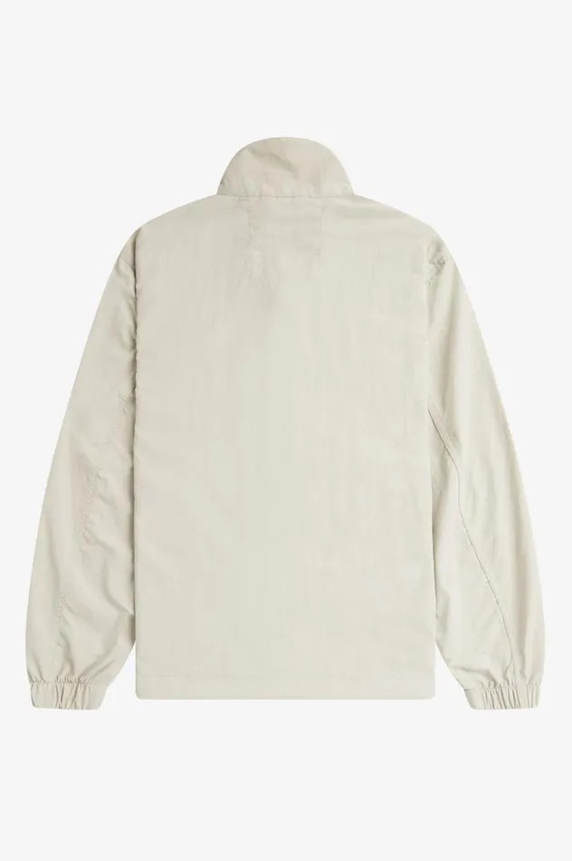 Men Woven Track Jacket Light Oyster Fred Perry Track Jackets