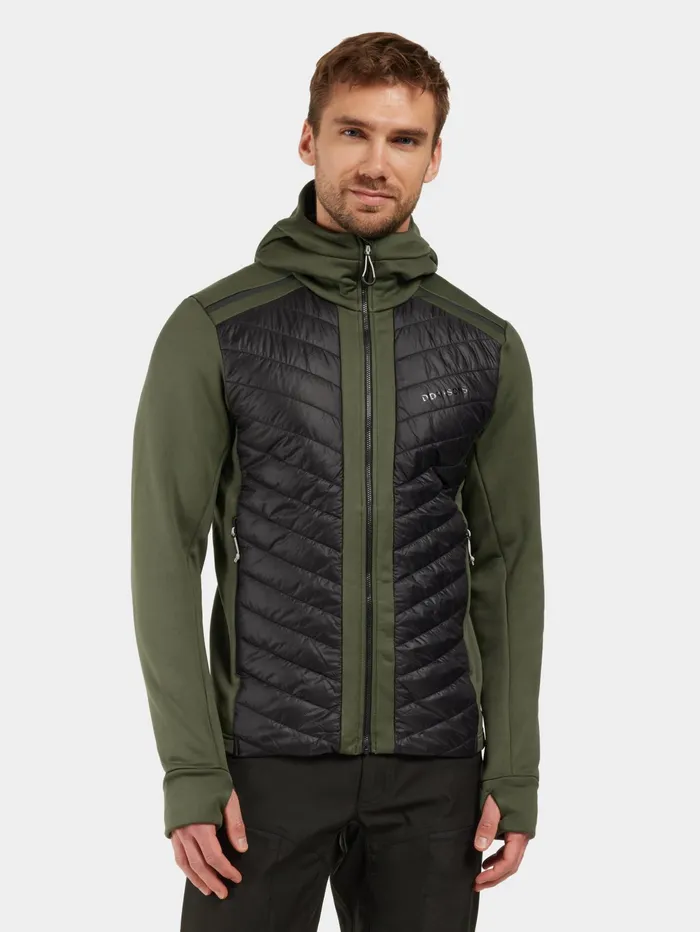 Men Zuko FullZip Deep Green Didriksons Outdoor Jackets