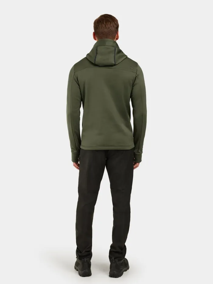 Men Zuko FullZip Deep Green Didriksons Outdoor Jackets