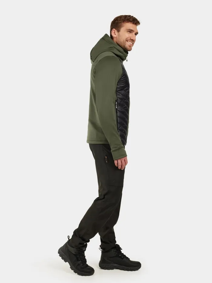 Men Zuko FullZip Deep Green Didriksons Outdoor Jackets