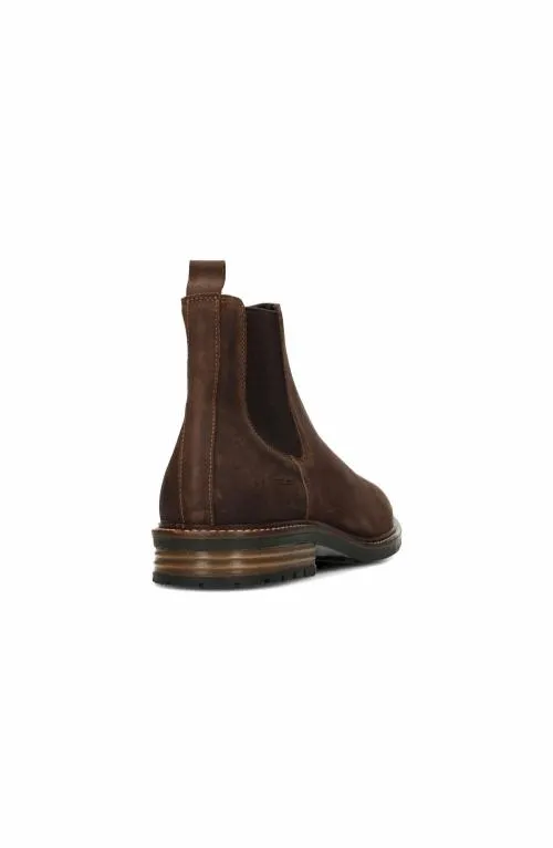 Mens Boots Liverpool Los Angeles Rail Suede Leather Boot Brown