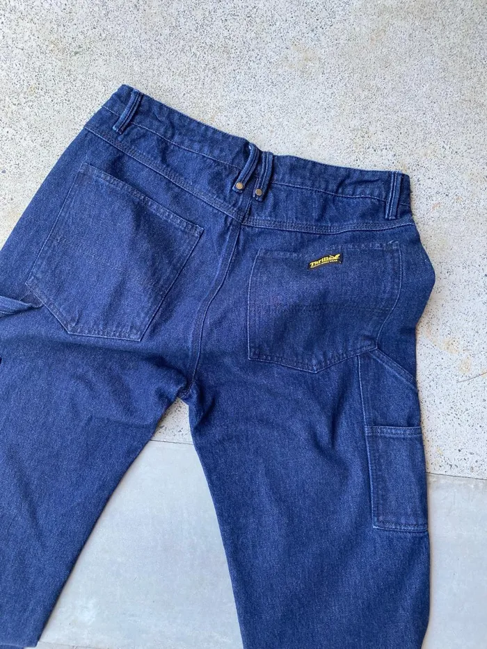 Mens Carpenter Panel Pant Indigo Rinse Thrills Pants