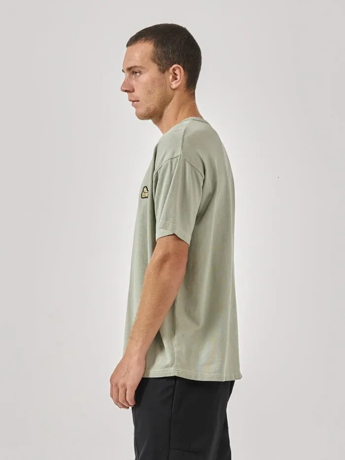Mens El Jefe Box Fit Tee Abbey Stone Thrills Tees and Tank Tops