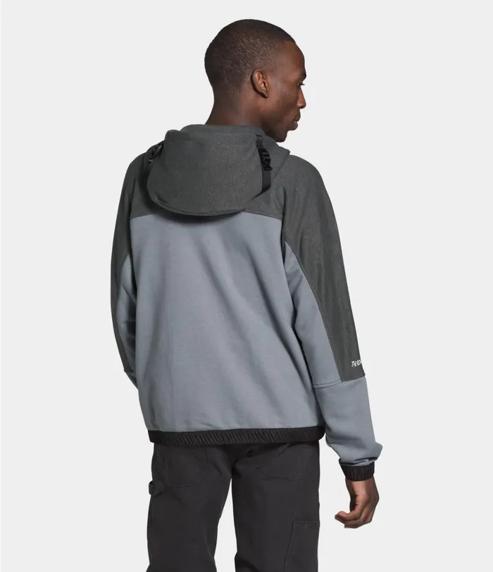 Mens Geary Full Zip Hoodie Blacksilver Grey The North Face Hoodies and Sweatshirts