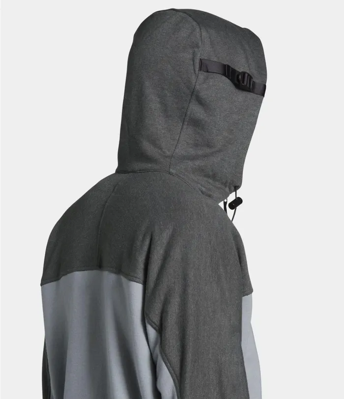 Mens Geary Full Zip Hoodie Blacksilver Grey The North Face Hoodies and Sweatshirts