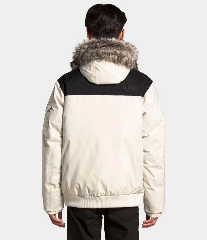 Mens Gotham Jacket III Vintage Whitetnf Black The North Face Insulated and Down Jackets