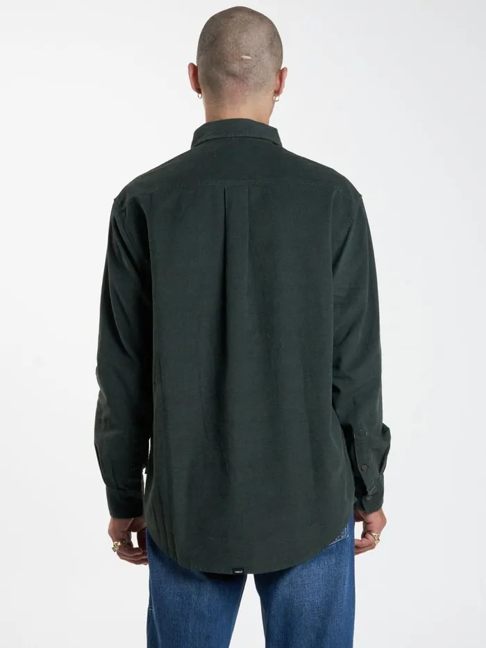 Mens Gravitating Naturally Cord Long Sleeve Shirt Thyme Thrills Shirts
