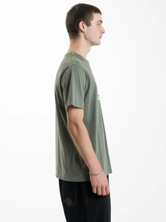Mens Gravitating Naturally Merch Fit Tee Thyme Thrills Tees and Tank Tops