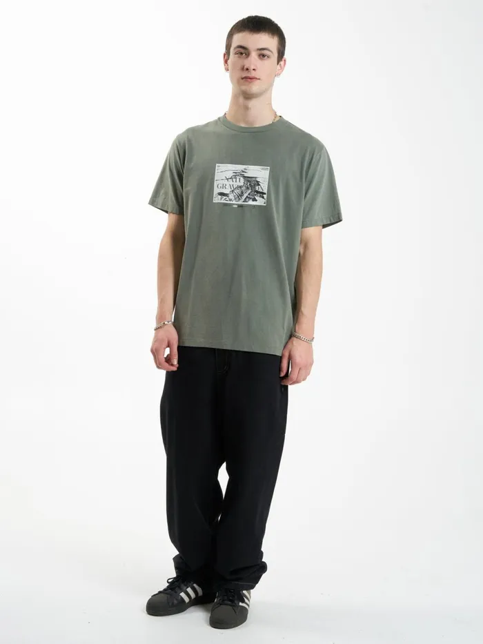 Mens Gravitating Naturally Merch Fit Tee Thyme Thrills Tees and Tank Tops
