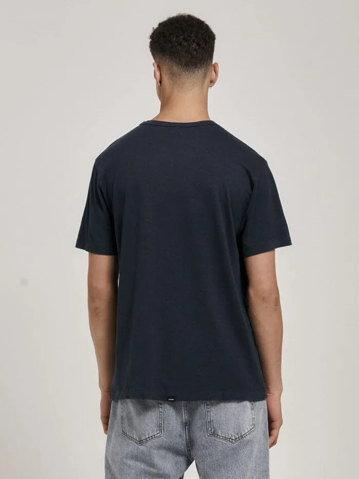 Mens Hemp Embro Merch Fit Tee Petrol Thrills Tees and Tank Tops