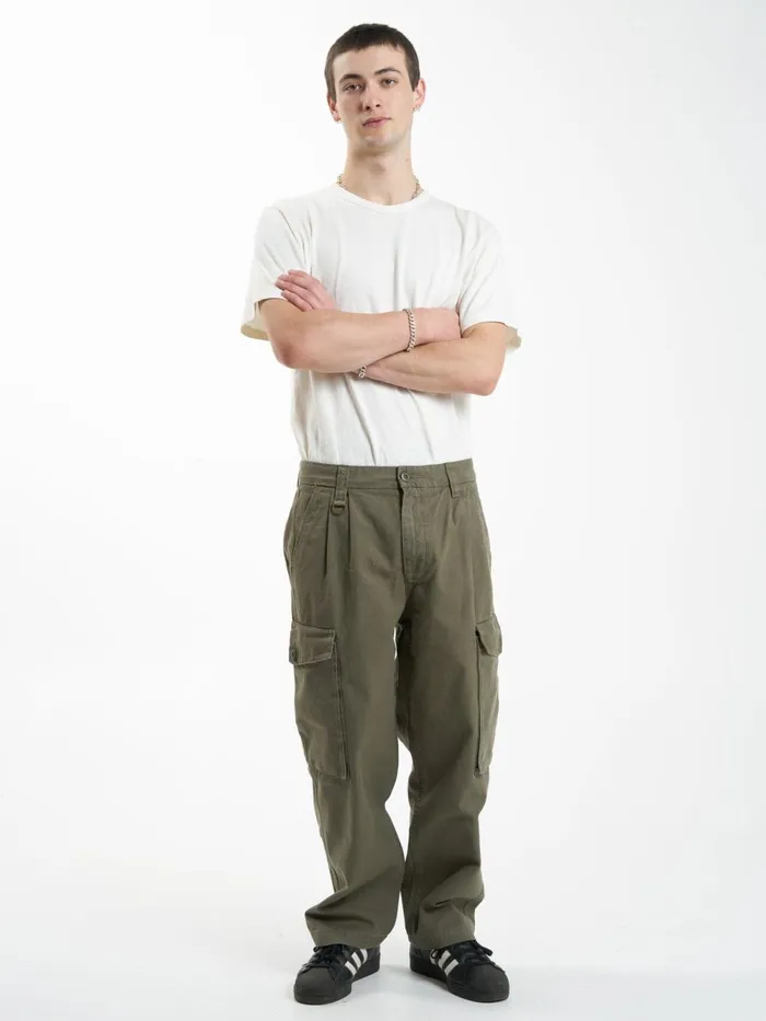 Mens Issued Big Slacker Cargo Pant Mild Army Thrills Pants