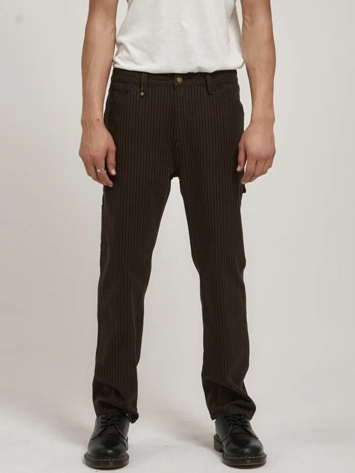 Mens Legion Carpenter Pant Brown Thrills Pants