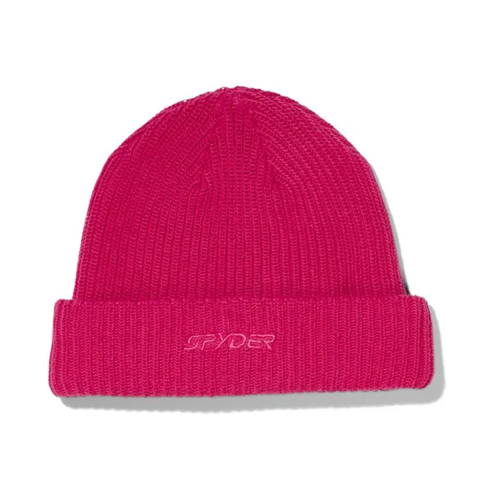 Mens Logan Beanie Pink Spyder Hats