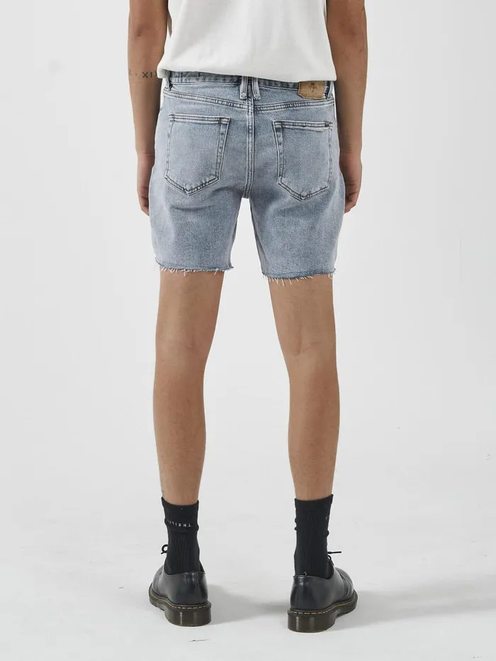 Mens Mandude Denim Short Garage Blue Thrills Denim Shorts