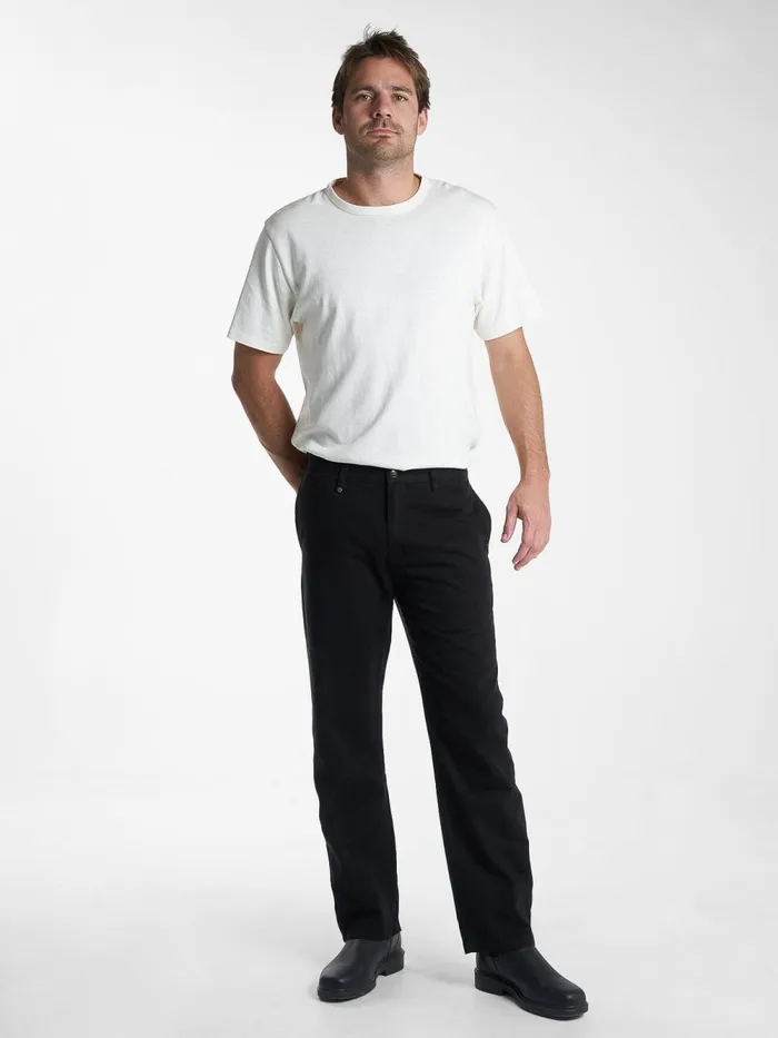 Mens Minimal Work Chino Black Thrills Pants
