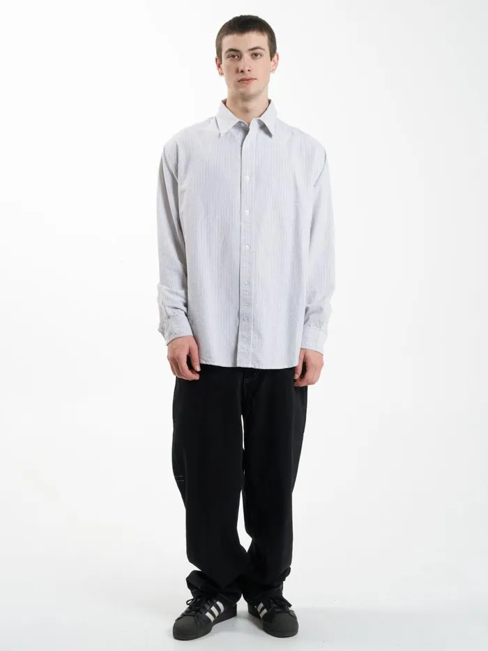 Mens Occasions Disorder Long Sleeve Shirt Desert Stripe Thrills Shirts