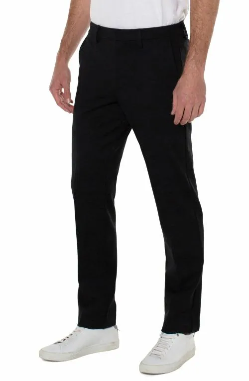 Mens Pants Liverpool Los Angeles Trouser Straight Black