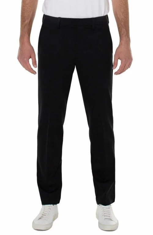 Mens Pants Liverpool Los Angeles Trouser Straight Black