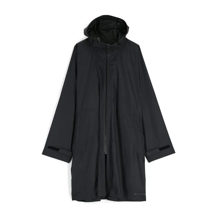 Mens Rain Black Spyder Shell
