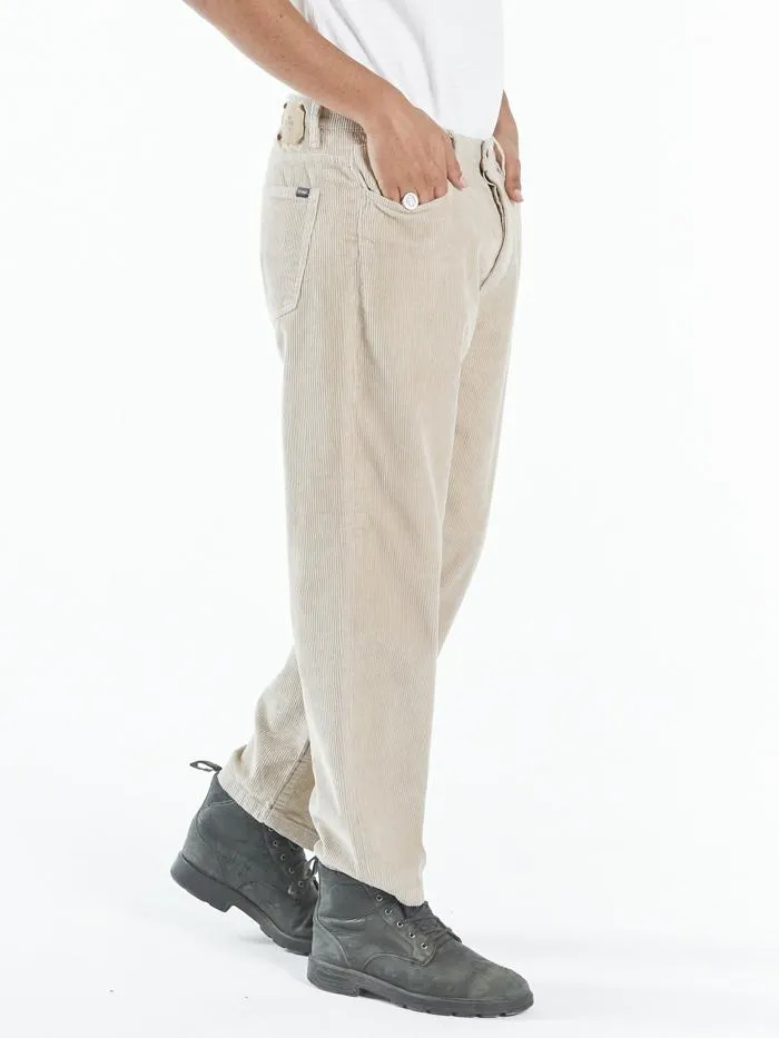 Mens Slacker Cord Jean Aged Tan Thrills Denim