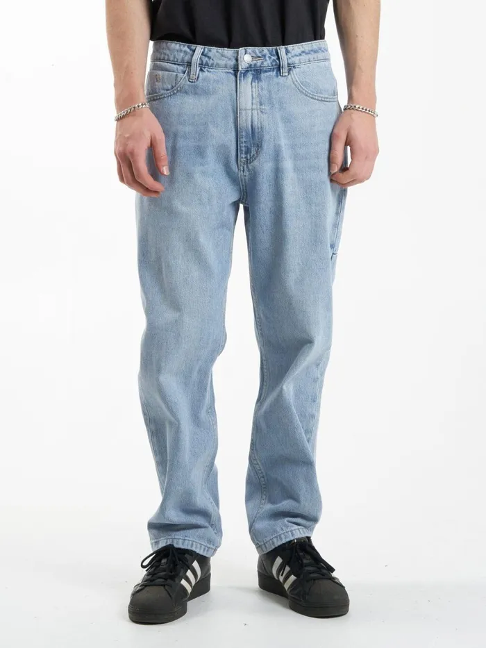 Mens Slacker Denim Jean Endless Blue Thrills Denim