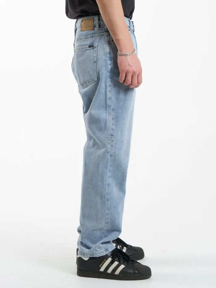 Mens Slacker Denim Jean Endless Blue Thrills Denim