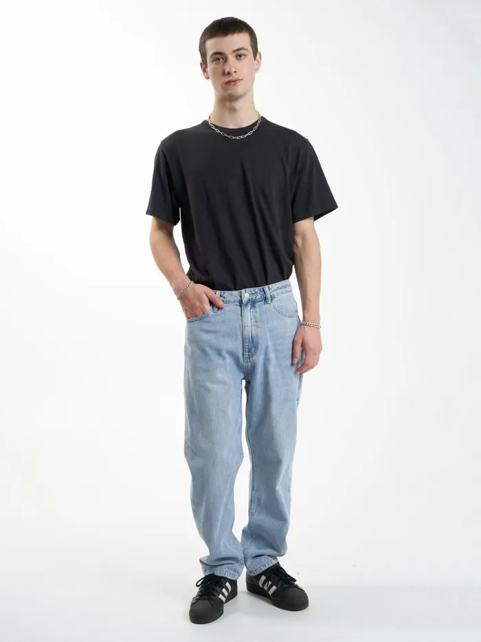 Mens Slacker Denim Jean Endless Blue Thrills Denim