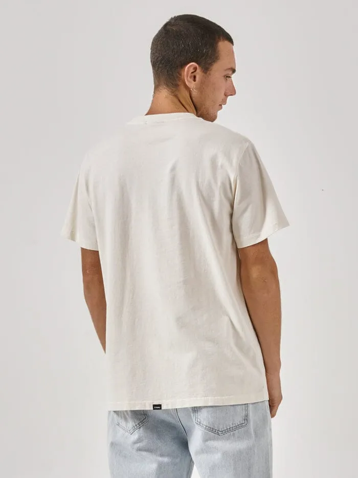 Mens State Of Flux Merch Fit Tee Heritage White Thrills Tees and Tank Tops