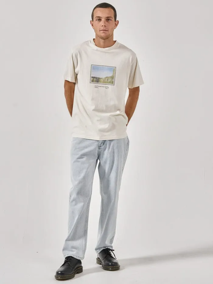 Mens State Of Flux Merch Fit Tee Heritage White Thrills Tees and Tank Tops