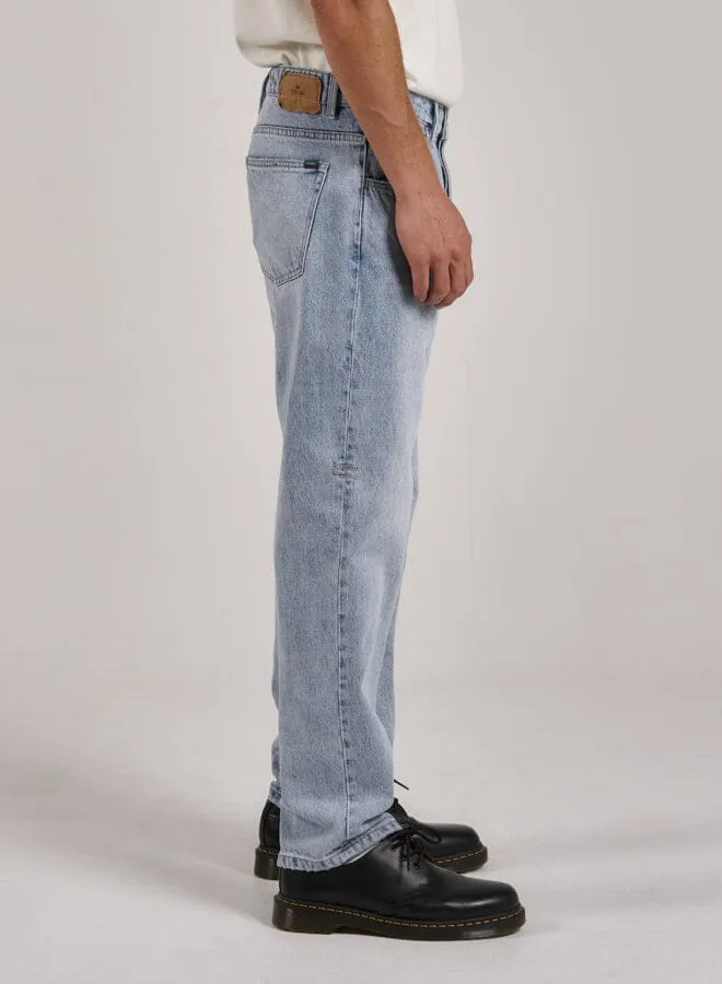 Mens Straight Line Denim Jean Ash Blue Thrills Denim